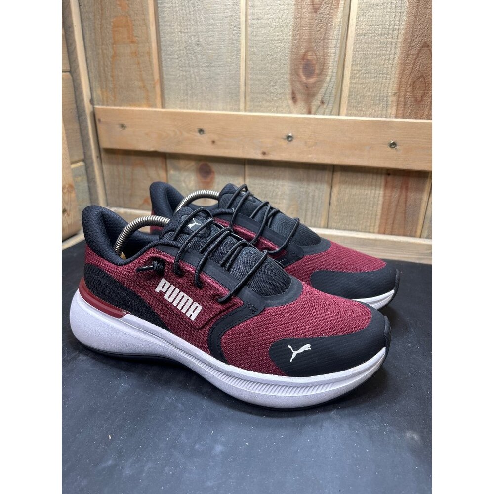 Puma Mens Softride Exo Shift Sneakers 8.5 Team Regal Red-PUMA Black-Alpine Snow